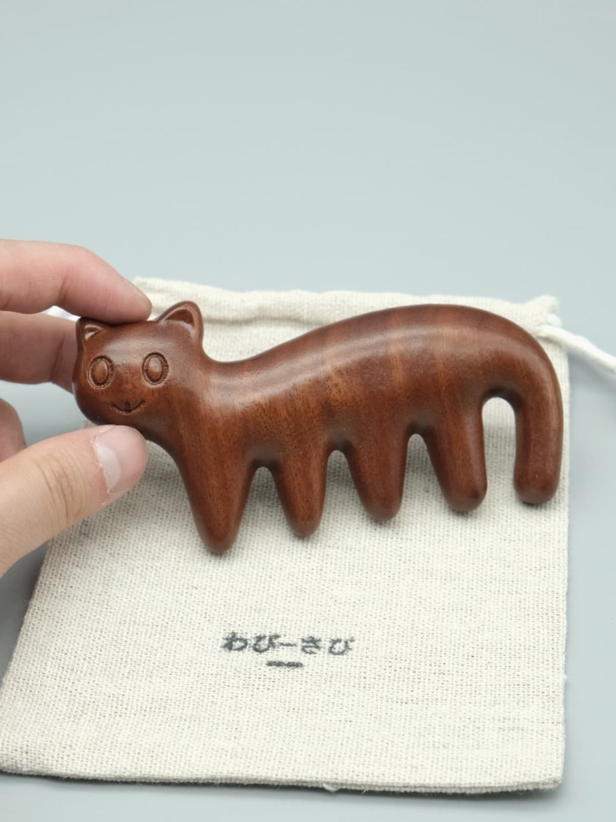 와비사비 고양이 괄사 상세 이미지 3